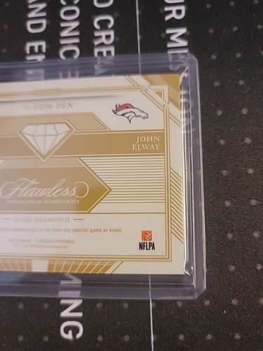 Russell Wilson & John Elway 2023 Panini Flawless Dual Diamond Jersey Patches /25 - Bild 8 von 8