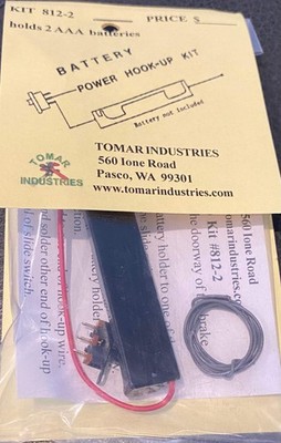 Tomar Ind 812-2 Two AAA Battery Power Hook-Up Kit - 1 pkg