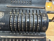 Brunsviga Modell M III mechanische Rechenmaschine voll funktionsfähig 1925-27