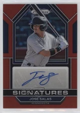 2023 Panini Prizm Signatures Red Prizm Jose Salas #SIG-JS Auto v9t