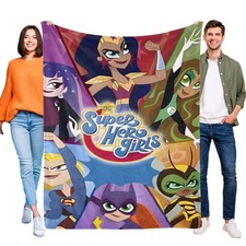 Throw Blanket for DC Super Hero Couch Bed Decor All Season Birthday Gifts Kids