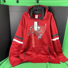 Tampa Bay Buccaneers Hoodie Mens Extra Large Red NFL Team Sweatshirt