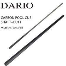 DARIO Full Carbon Fiber Pool Cue Stick?Accelerated Taper, UD Matte Billiard Play