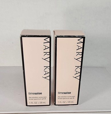 Mary Kay Timewise Day Solution Sunscreen SPF 35 Skin Broad Spectrum 1 oz (2pk. )