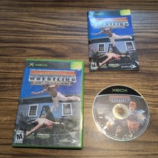 Backyard Wrestling: Don't Try This at Home (Microsoft Xbox, 2003) W/ Manual CIB