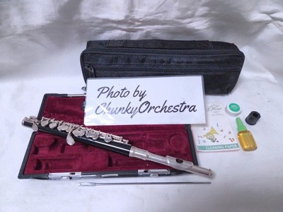 YAMAHA YPC-32 Piccolo Tested Working w/ Case Nickel Keys Japan #3102