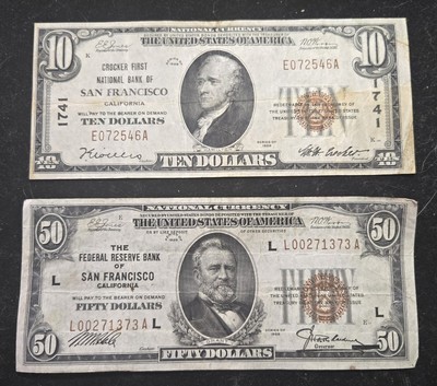 TWO NATIONAL NOTES FROM SAN FRANCISCO L@@K