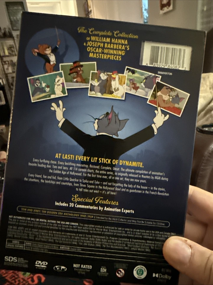 Tom and Jerry: The Golden Era Anthology (1940-1958) [DVD, 2025] 114 Shorts NEW - Image 2 of 2