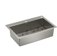 Moen 1800 Series 33" Undermount Single Basin Stainless Steel Kitchen Sink