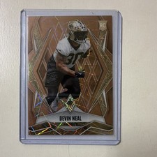 2025 Panini Phoenix Devin Neal New Orleans Saints Bronze Lazer Rookie #207 04/15