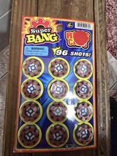 Super Bang Ring Caps 2-Packs 320 Shots with Cap Covers Brand New