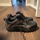 Timberland Men's Gray/Black Synthetic Lace-Up Ankle Hiker Boots 11W steel toe — photo 1
