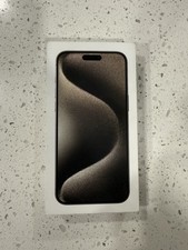 Original Apple iPhone 15 Pro Max Titanium Retail Box w Inserts Box Only 256GB