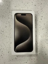 Original Apple iPhone 15 Pro Max Titanium Retail Box w Inserts Box Only! 256GB