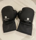 Decathlon Domyos Oxylane Black and White Kids 4 oz Training Boxing Gloves