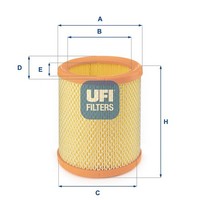UFI Luftfilter 27.196.00 FüR CitroËN Peugeot