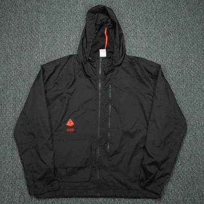 Nike Jacket Men Large Black Kyrie Irving Full Zip Performance Hooded Basketball