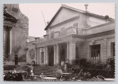 Hotel Jules Cesar Entrance in Arles France 4x6 RPPC Postcard
