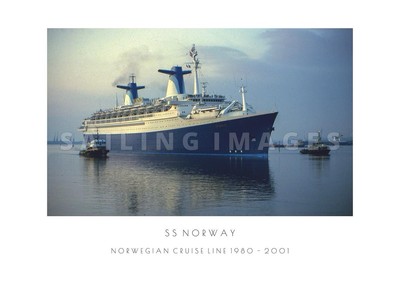 SS Norwegen - Norwegian Cruise Line - A4 ''Giclée''-Druck