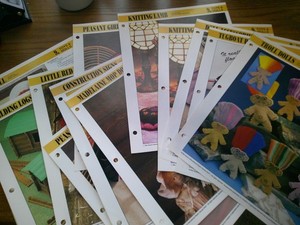 Lot of 12 Annie's Plastic Canvas TOYS & DOLLS Patterns - all pictured