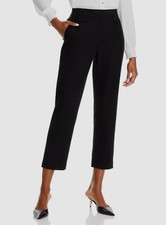 T Tahari Women's Black Slim Stretch Ankle Pants Size 2