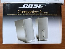 Bose Companion 2 Series II Multimedia PC Speakers Stereo Tested W/ Cables 