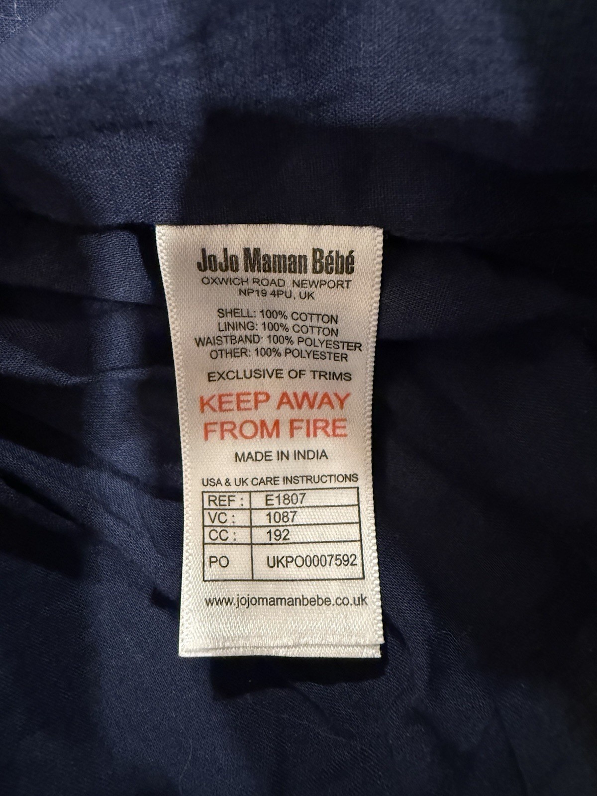 JoJo Maman Bebe Navy & Green Plaid Party Dress, Toddler Size 5-6 Yrs Holiday