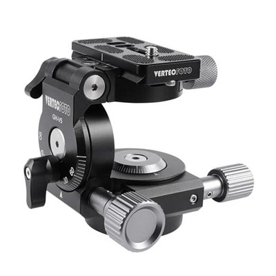 Geared Tripod Head : Provide Smooth Fine Tune & Quick Coarse on Pan&Tilt, 