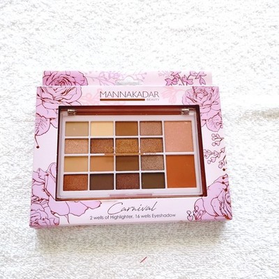 Beauty Carnival Eyeshadow Palette 16 Wells, 2 Highlighter Wells