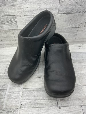 Merrell Shoes Womens Size Leather Slip On Work Clogs QForm2