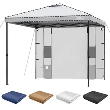 Instant 10X10 Canopy Sidewalls with 4 Pockets for Pop Up Canopy Frame, 2Pack ...