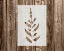 Leaves Stencil, Durable Handmade Mylar Reusable Craft Painting Template, 2236