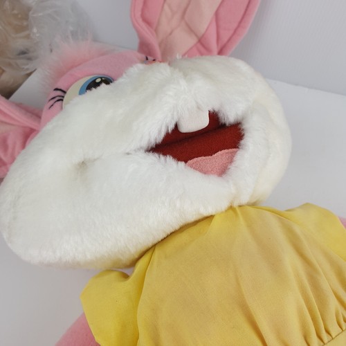 Vtg PLAYSKOOL Babs Bunny Talking Tiny Toons Pink USA 48 cms 1990 Soft Toy Plush - Picture 13 of 19