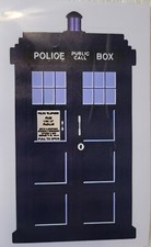 Dr. Who Tardis Decal Stick On Great For Auto Windows 3" 5 1/4"