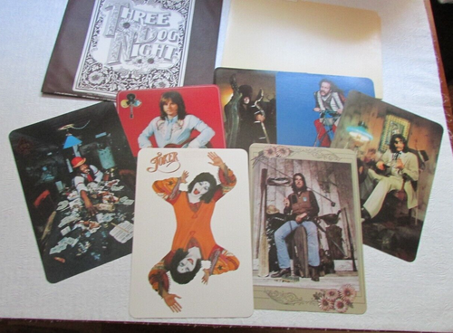 THREE DOG NIGHT Hard Labor & 7 Separate Fools Cards Record Sleeve Inserts LOT - Picture 4 of 9