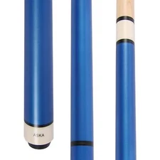 25-Ounce Heavy Hit Matte Blue Jump Break Cue Stick Aska JBC, Jump/Break Cue. 14-