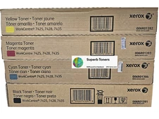 Genuine Xerox New Toner SET 006R01391 006R01392 006R01393 006R01394 Ship Fast