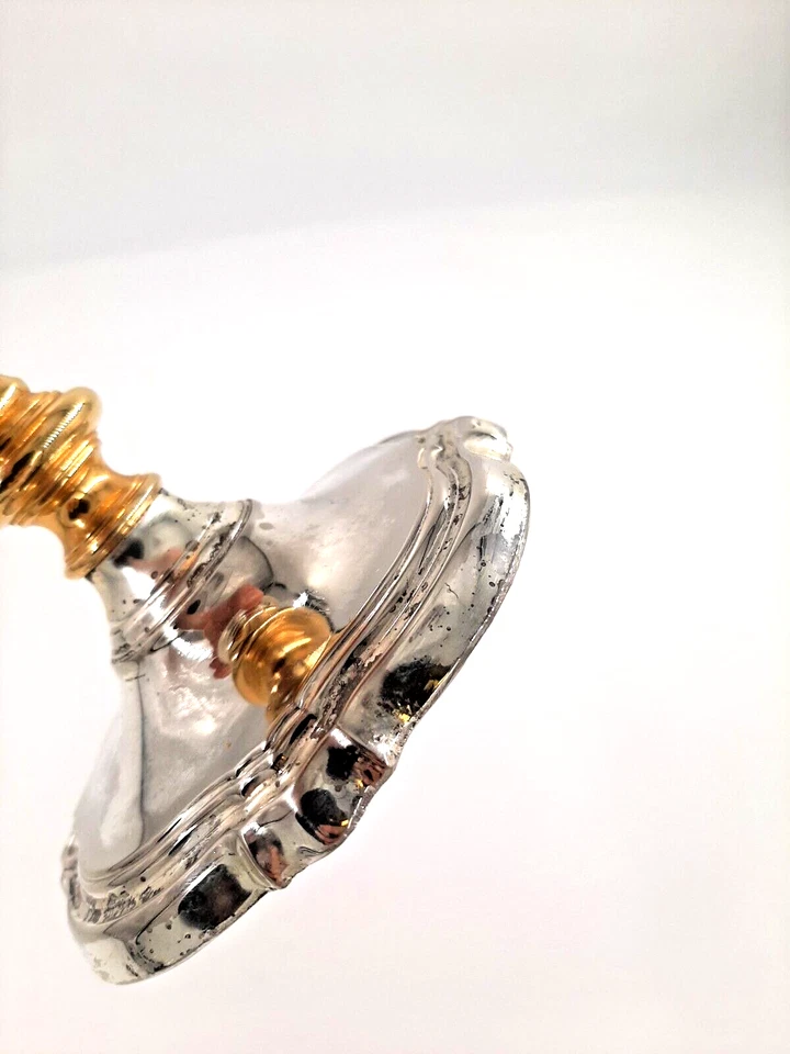 Candelabro WMF In Argento Stile Barocco Vintage 12Cm ✅ - Immagine 3 di 4