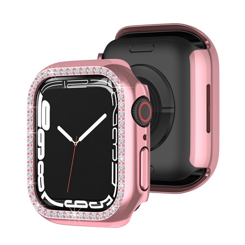 Brillante Funda con Marco de PC para Apple Watch 9 8 7 6 5 4 SE iWatch 40/44/41/45 mm - Imagen 21 de 42