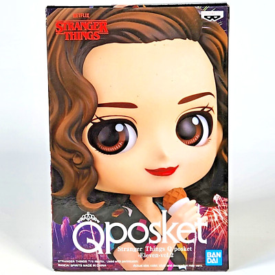 BANPRESTO Qposket Stranger Things - Eleven 7'' Statue Vol.2 - New in Box Sealed!