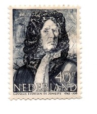 Holland, Nederland 1943, Dutch Naval Hero: Cornelis Evertsen de Jongste, 40 cent