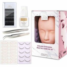 LANKIZ EYELASH EXTENSION KIT WITH MANNEQUIN H...