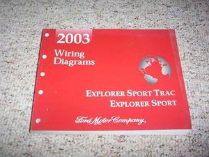 Details About 2003 Ford Explorer Sport Trac Electrical Wiring Diagram Manual Xls Xlt 40l V6