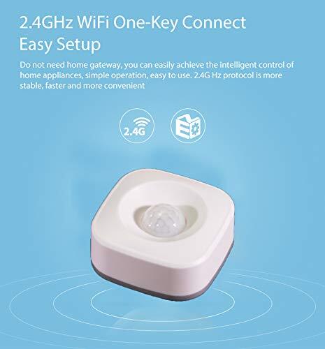 Detector de movimiento inalámbrico WLAN inteligente para hogar, sensor de movimiento infrarrojo PIR - Imagen 3 de 7