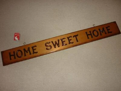 Routered Wooden Sign Quot Home Sweet Home Quot Professionally
