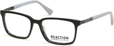 Kenneth Cole Reaction KC0825 Black 001 Plastic Eyeglasses Frame 52-16-140 0825