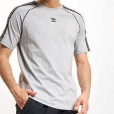 NEW MENS ADIDAS ORIGINALS SUPERSTAR 3 STRIPES TREFOIL SHIRT SIZE MEDIUM IR9455