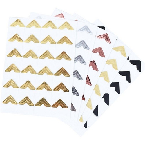 120pcs Diy Album Accessories Photo Corner Stickers polychromeFixed Picture Frame - Picture 5 of 15