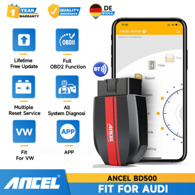 2025 ANCEL BD500 KFZ Bluetooth OBD2 Diagnosegerät Profi Scanner ALLE SYSTEM NEU