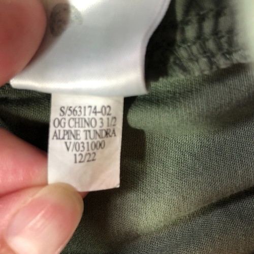 Old Navy Shorts Girls Youth XS Green OG Chino Khaki Pockets Cuffed Elastic Waist - Picture 6 of 10